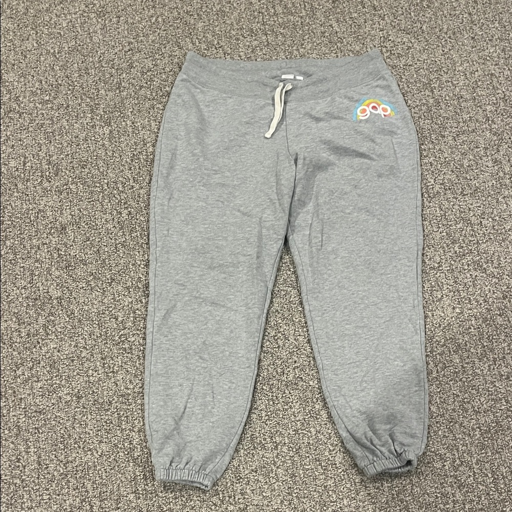 GAP Gray Kids Sweatpants with Rainbow Logo